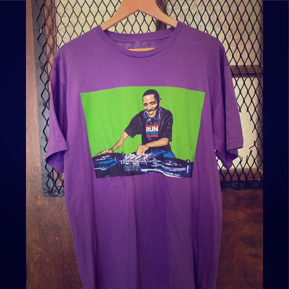 Large Obama “Run tings” by: steez brand!